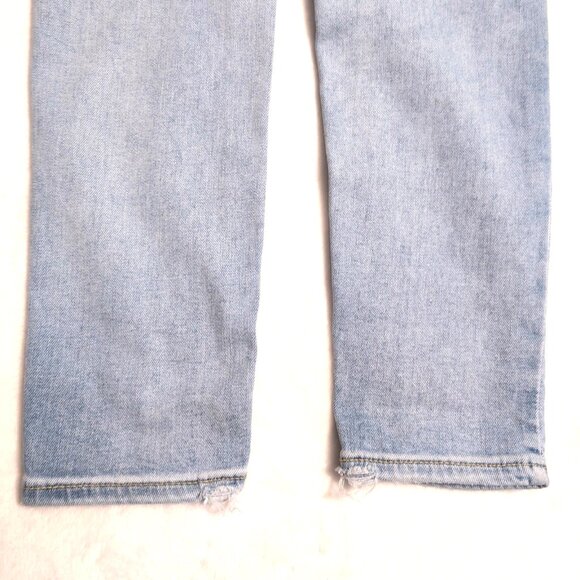 SOLD  Levi's 720 High Rise Super Skinny Stretch Jeans Ladies 28x30 Light Blue - Picture 11 of 16